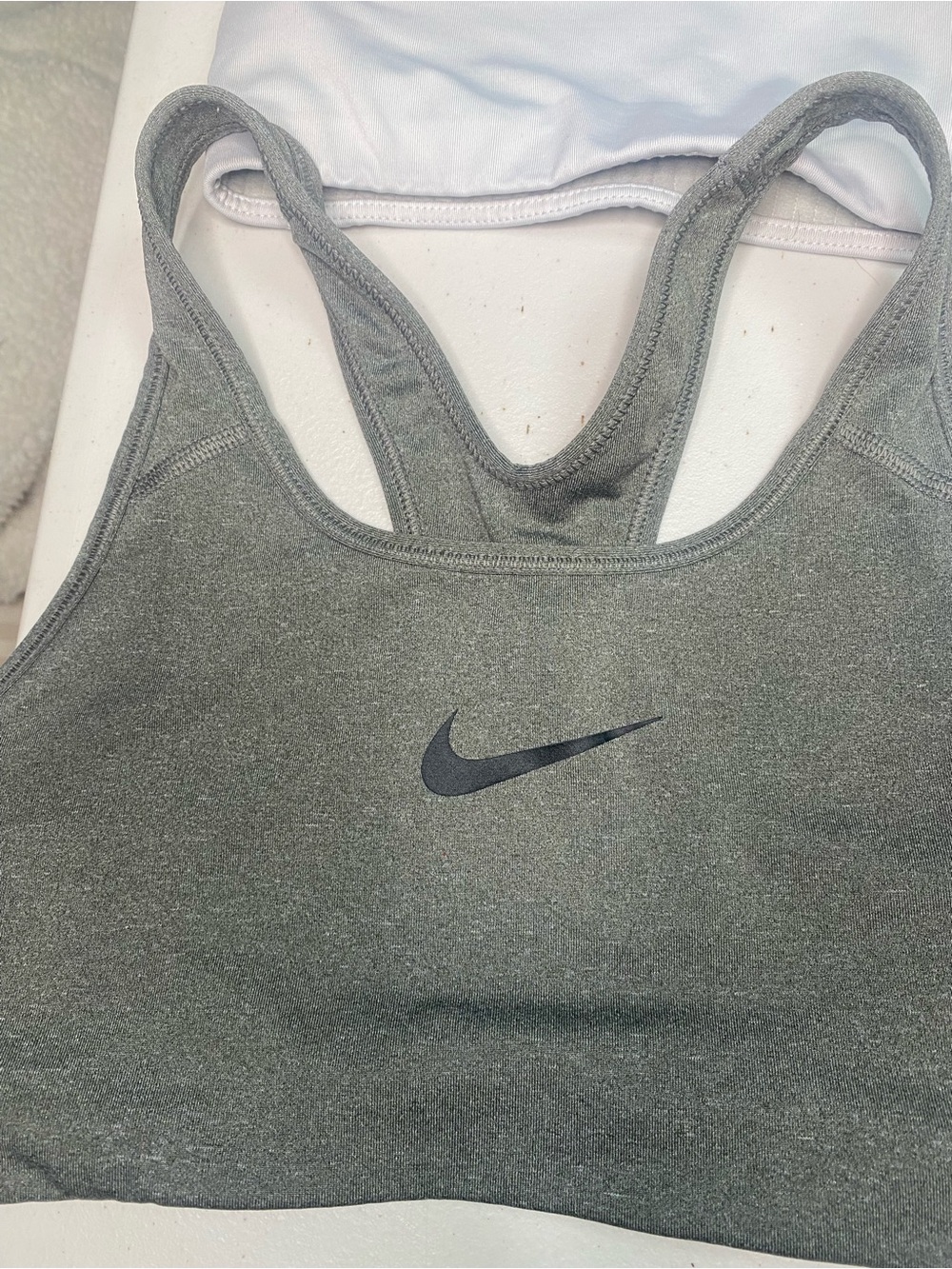Nike Sports Bra Set - Red, White & Gray Mix - Picture 3 of 16